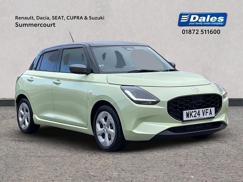 Two tone metallic cool yellow/mineral grey Used 2024 Suzuki Swift Hatchback | £18,750 (A bit pricey) - Image 1/4