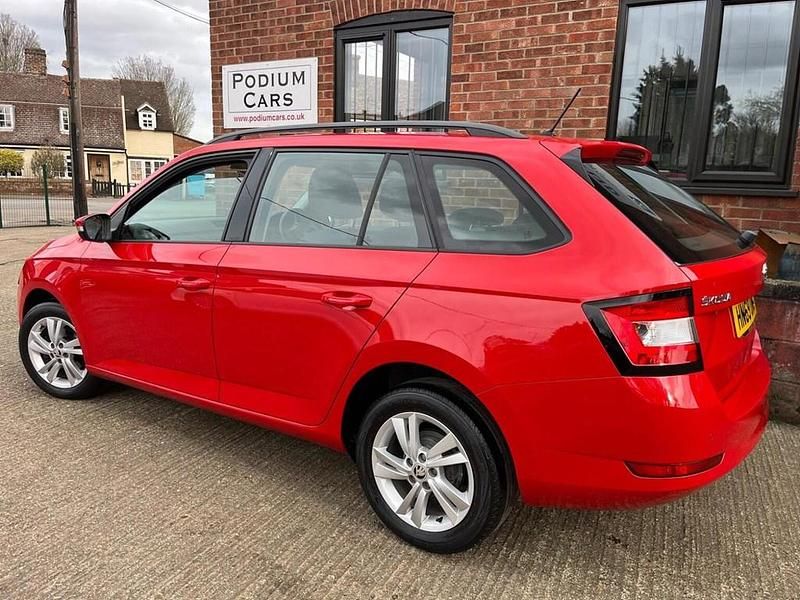 Used Skoda Fabia SE 2019 Red Estate