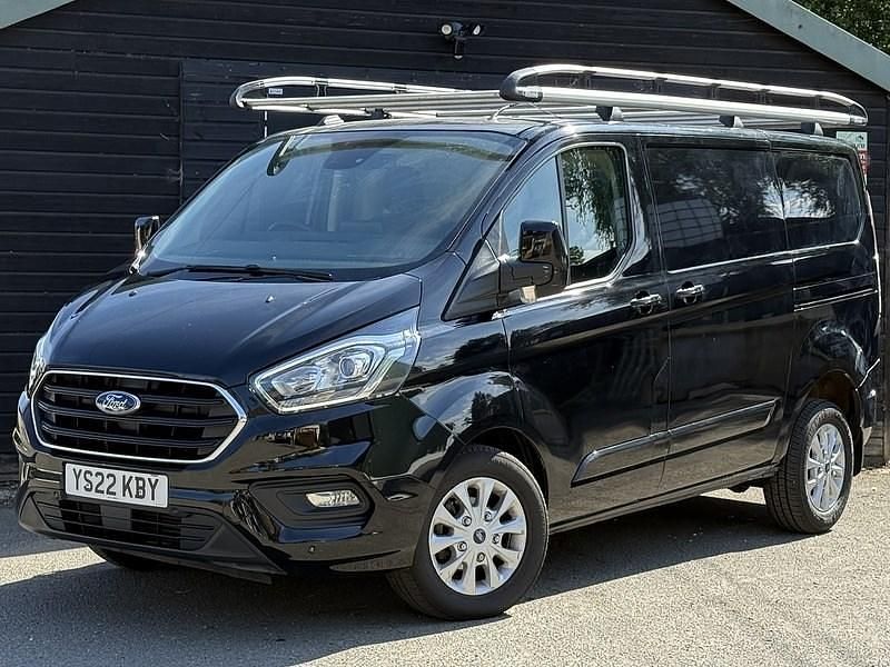 Black Used 2022 Ford Transit Custom Limited Van | £16,990 (Good price) - Image 1/4