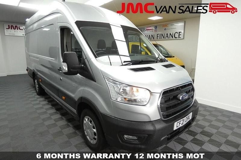 Silver Used 2021 Ford Transit Trend Van | £16,995 (Expensive) - Image 1/4