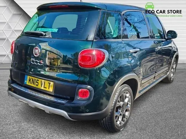 Used Fiat 500L Trekking 85 HP (62 kW) 2015 Green MPV