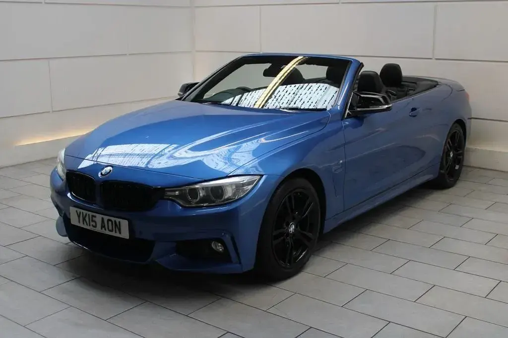 Begagnad BMW 420 M Sport 184 HK (135 kW) 2015 Blå Cab