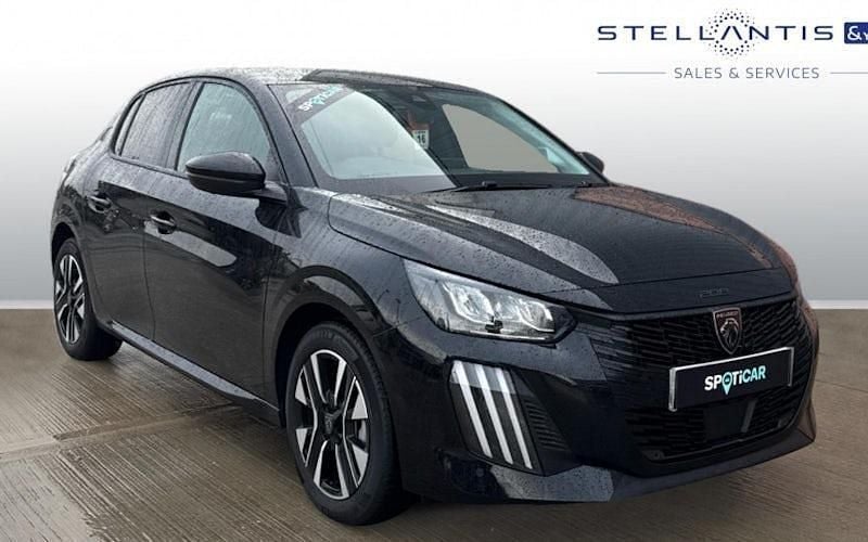 Black Used 2025 Peugeot 208 Allure Hatchback | £15,760 (Good price) - Image 1/3