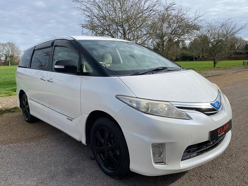 Used Toyota Estima Hybrid 2010 White MPV