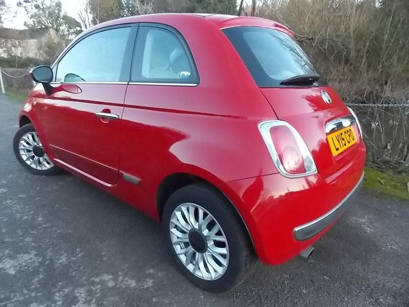 Used Fiat 500 Pop Star 69 HP (50 kW) 2015 Red Hatchback