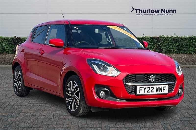 Red Used 2022 Suzuki Swift SZ5 Hatchback | £10,901 (Fair price) - Image 1/4