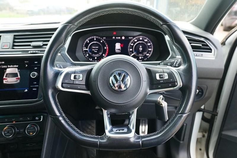 Used VW Tiguan R-line 150 HP (110 kW) 2018 White SUV