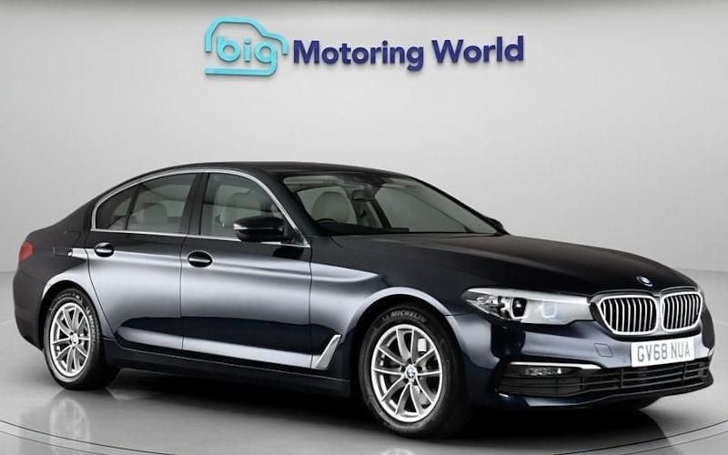Used BMW 520 190 HP (139 kW) 2018 Blue Sedan