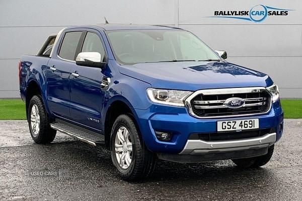 Blue Used 2022 Ford Ranger Limited Pickup | £18,450 (Super price) - Image 1/4