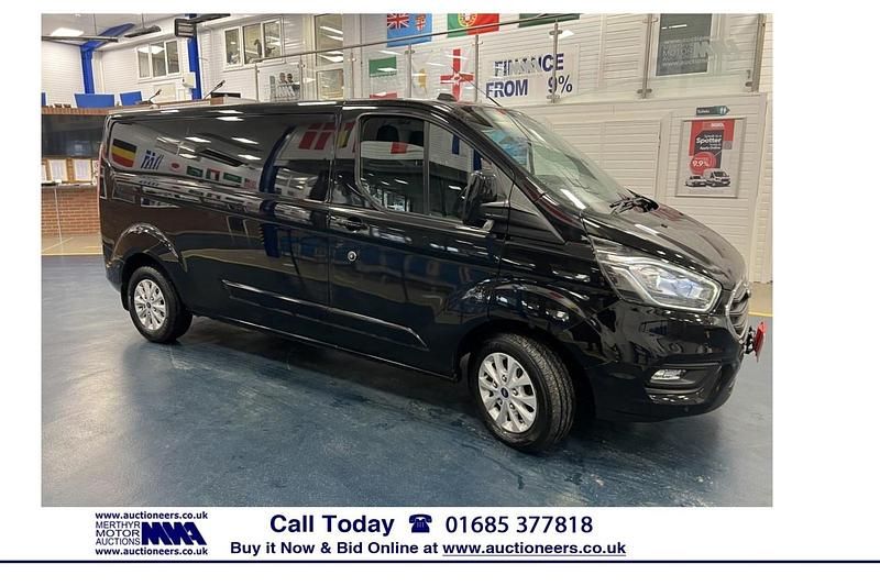 Black Used 2021 Ford Transit Custom Limited Van | £15,080 (Good price) - Image 1/4