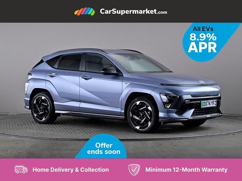 Blue Used 2024 Hyundai Kona N Line SUV | £23,176 (Good price) - Image 1/3