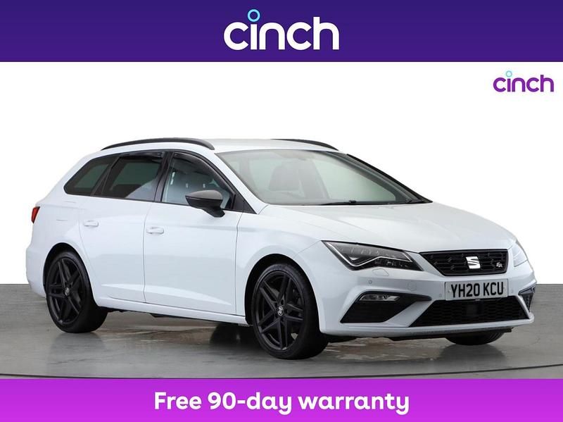 White Used 2020 Seat Leon Black Edition Estate | £13,999 (Fair price) - Image 1/3