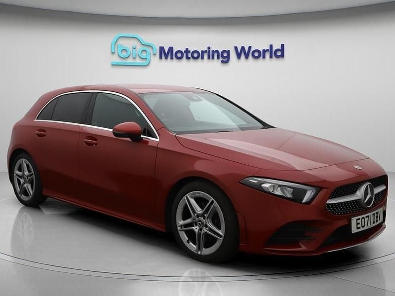 Red Used 2021 Mercedes A200 AMG line Hatchback | £18,400 (Fair price) - Image 1/4
