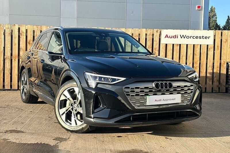 Black Used 2024 Audi Q8 e-tron Sport SUV | £47,980 - Image 1/4