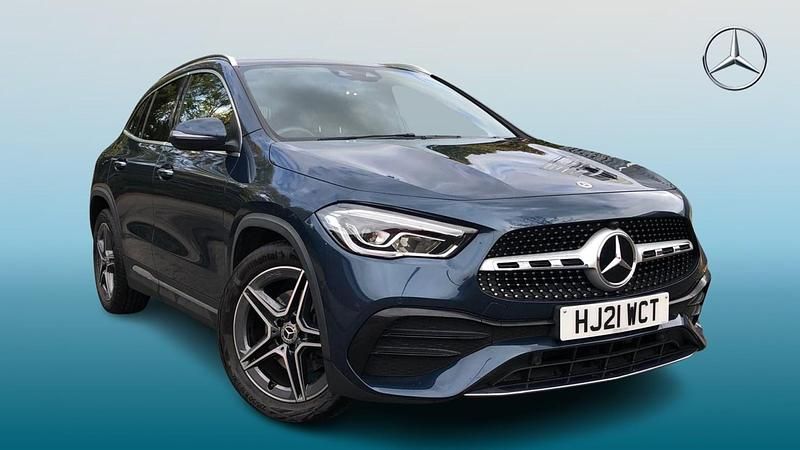 Blue Used 2021 Mercedes 200 AMG Line Premium Hatchback | £24,495 (Fair price) - Image 1/4