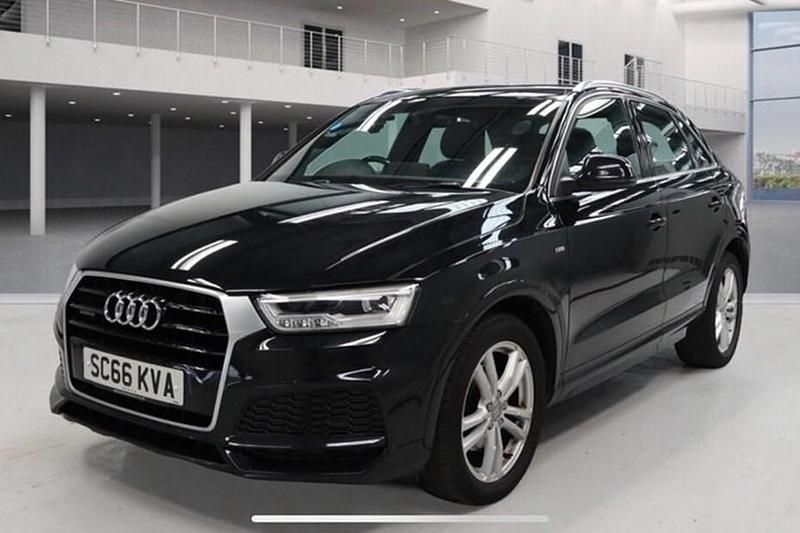 Black Used 2017 Audi Q3 S-Line SUV | £9,695 (Good price) - Image 1/1