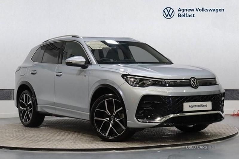 Silver Used 2025 VW Tiguan R-line SUV | £36,750 (Expensive) - Image 1/1