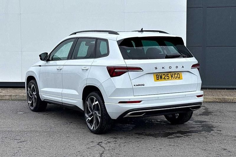 Used Skoda Karoq SportLine 147 HP (108 kW) 2025 Moon white metallic SUV