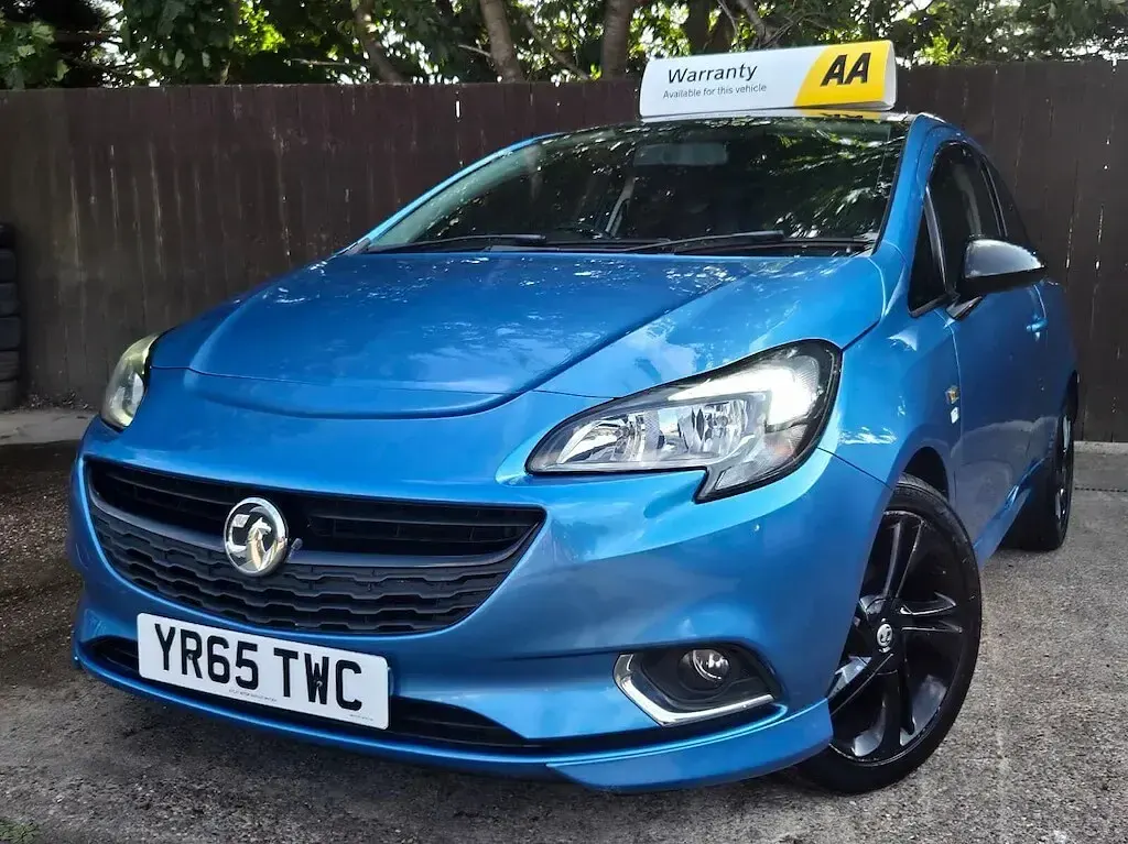 Used Vauxhall Corsa Edition 70 HP (51 kW) 2015 Blue Hatchback
