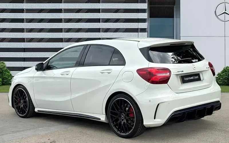 Second-hand Mercedes A45 AMG Premium 381 CP (280 kW) 2018 Alb Hatchback
