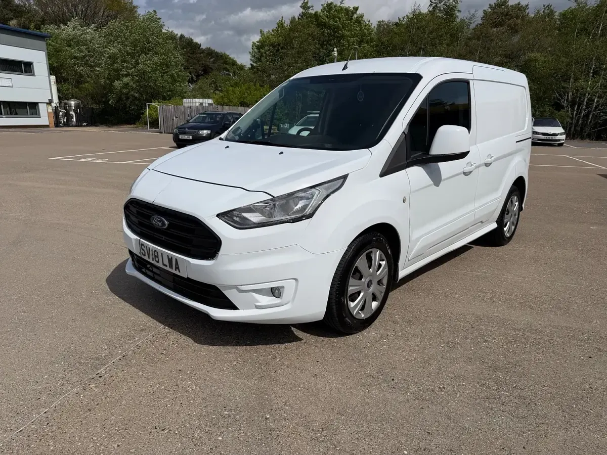 Used Ford Transit 100 HP (73 kW) 2018 White Van