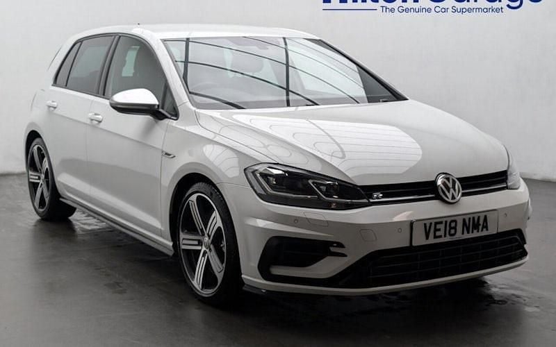 White Used 2018 VW Golf VII R Hatchback | £17,050 (Good price) - Image 1/4