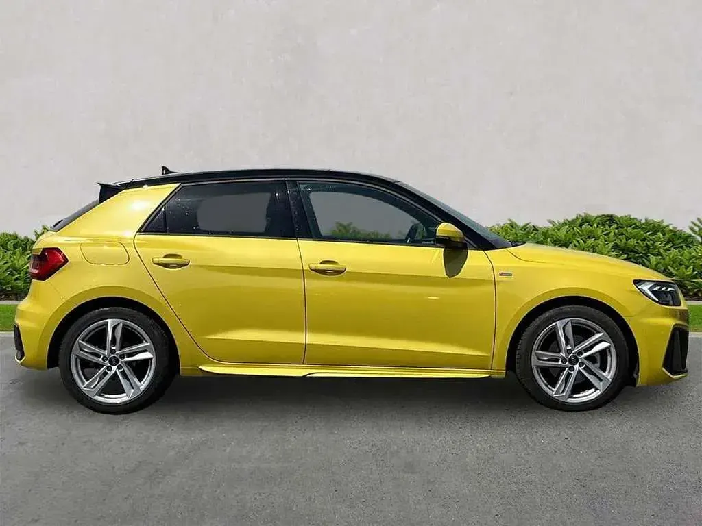 Used Audi A1 S-Line 110 HP (80 kW) 2023 Yellow SUV