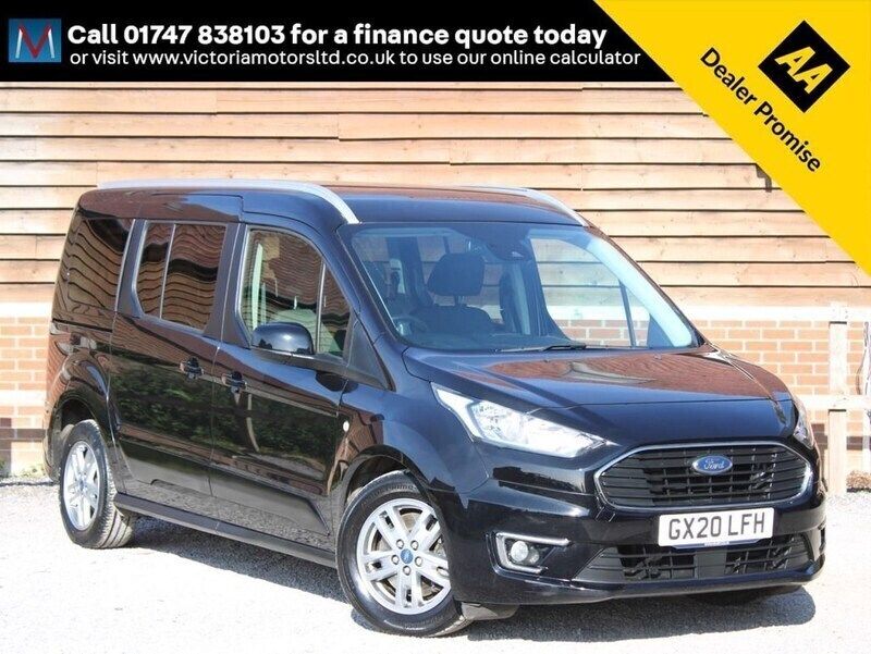 Black Used 2020 Ford Grand Tourneo Connect Titanium MPV | £16,495 (Fair price) - Image 1/4