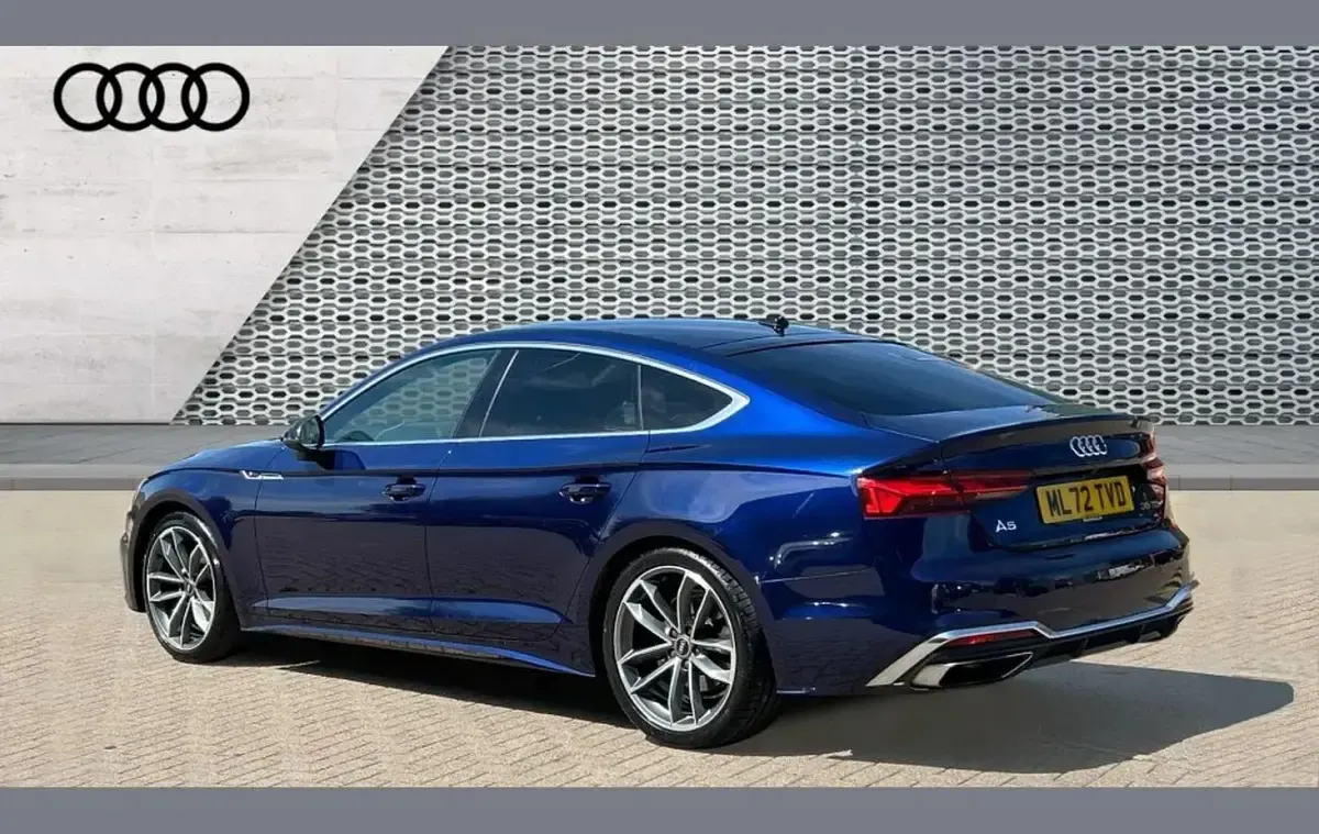 Used Audi A5 Sportback S-Line 163 HP (119 kW) 2022 Blue Hatchback