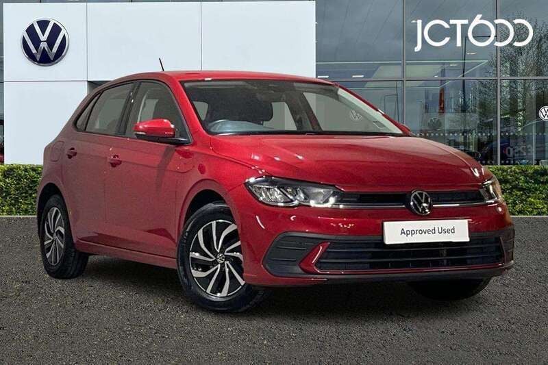 Red Used 2023 VW Polo Life Hatchback | £16,477 (Good price) - Image 1/4