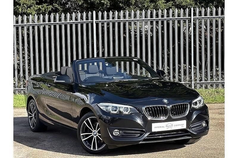 Used BMW 220 Sport Line 2019 Black Cabriolet