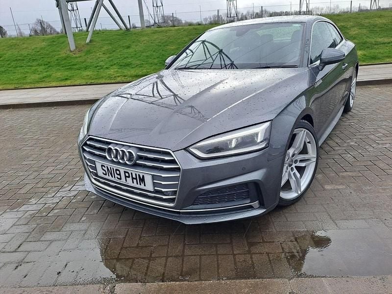 Used Audi A5 S-Line 150 HP (110 kW) 2019 Grey Coupe