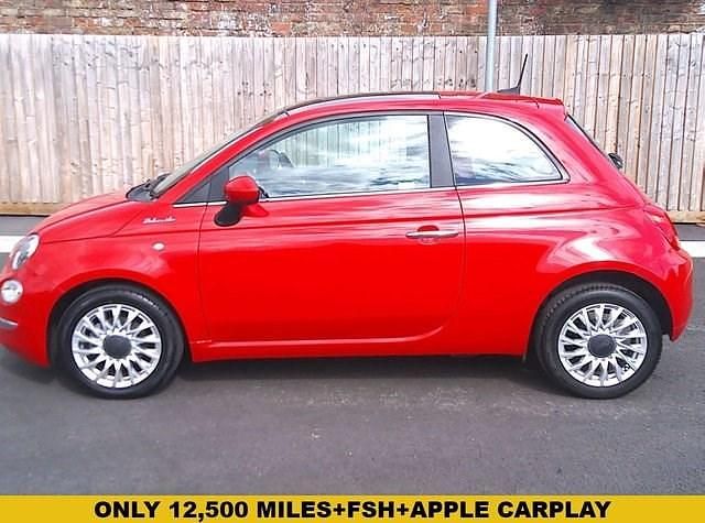 Used Fiat 500 Dolcevita 70 HP (51 kW) 2021 Red Hatchback