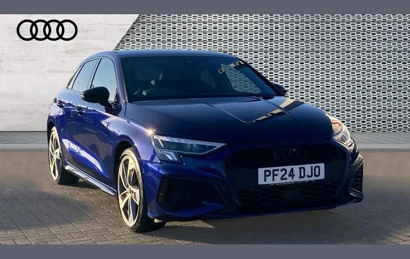 Used Audi A3 Black Edition 147 HP (108 kW) 2024 Blue Hatchback