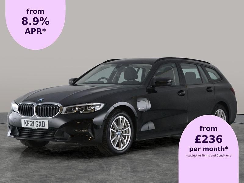 Black Used 2021 BMW 330e Estate | £17,187 (Super price) - Image 1/2