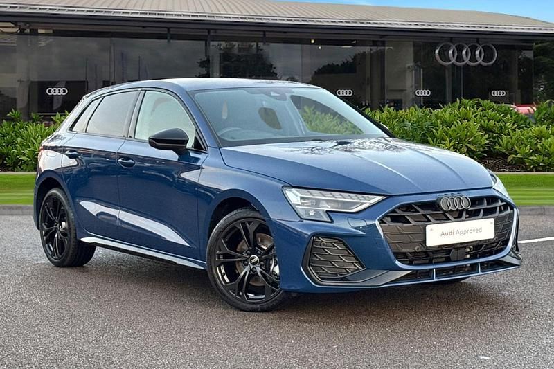 Blue Used 2024 Audi A3 e-tron Black Edition Hatchback | £31,990 (Fair price) - Image 1/4