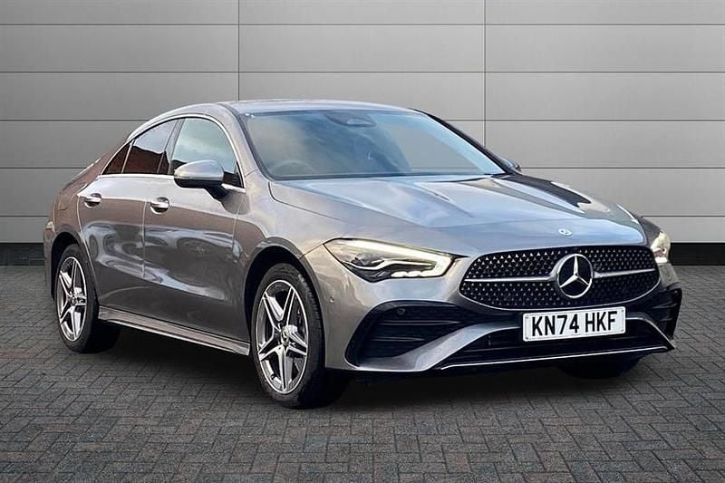 Mountain grey Used 2024 Mercedes CLA250e Executive Sedan | £28,900 (Fair price) - Image 1/4