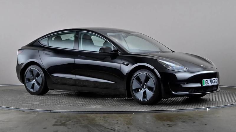 Used Tesla Model 3 Standard Range 180 kW (245 HP) 2021 Black Sedan