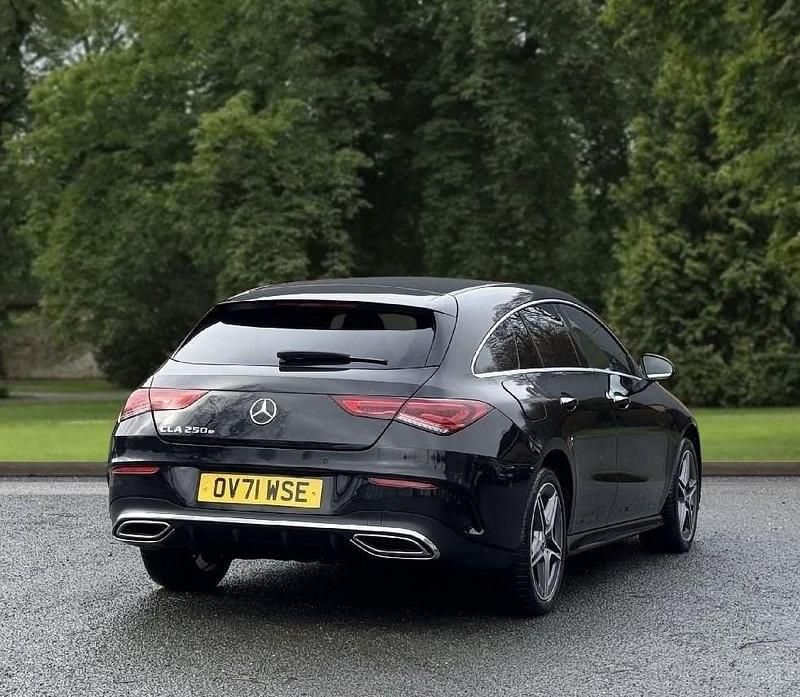Used Mercedes CLA250e Shooting Brake AMG line 218 HP (160 kW) 2021 Black Estate