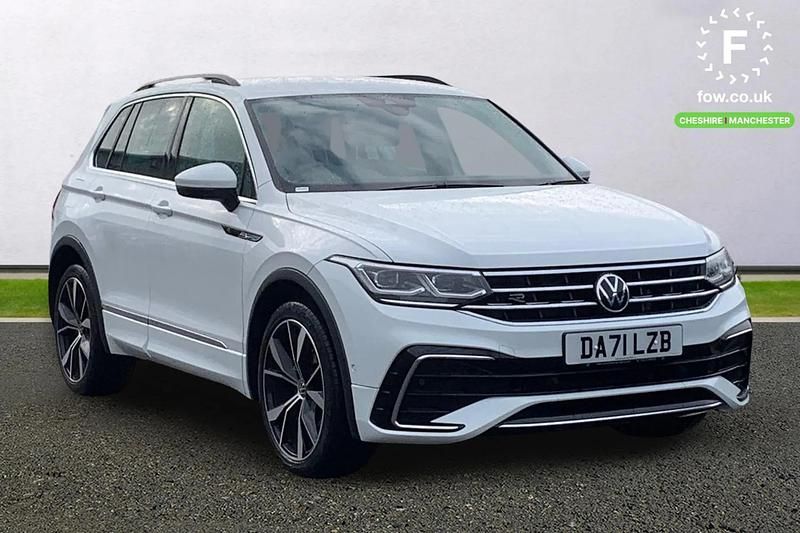 White Used 2021 VW Tiguan R-line SUV | £24,399 (Fair price) - Image 1/3