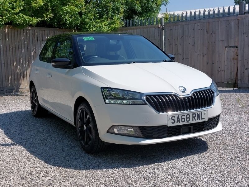 White Used 2018 Skoda Fabia Colour Edition Hatchback | £10,498 (A bit pricey) - Image 1/4