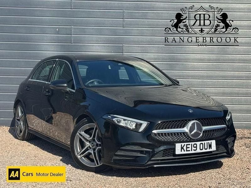 Black Used 2019 Mercedes A250 AMG line Hatchback | £14,699 (Good price) - Image 1/3