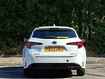 Used Toyota Corolla 2023 White Hatchback