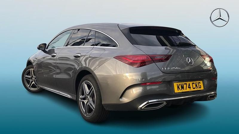 Used Mercedes CLA250 AMG line 2024 Mountain grey metallic Sedan