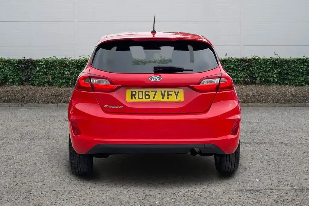 Used Ford Fiesta Titanium 2017 Red Hatchback