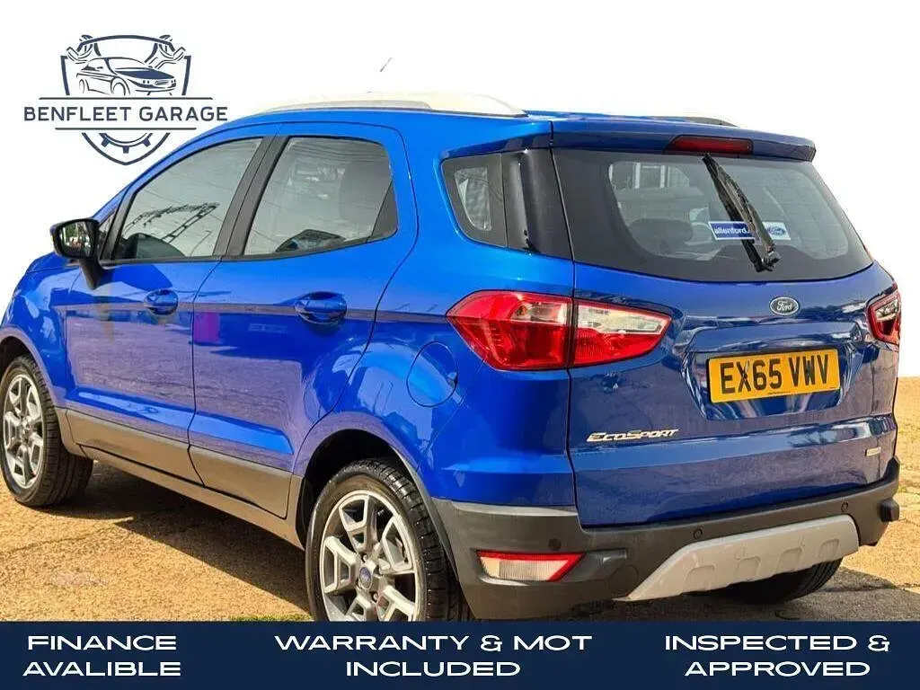 Used Ford Ecosport Titanium 2015 Blue SUV