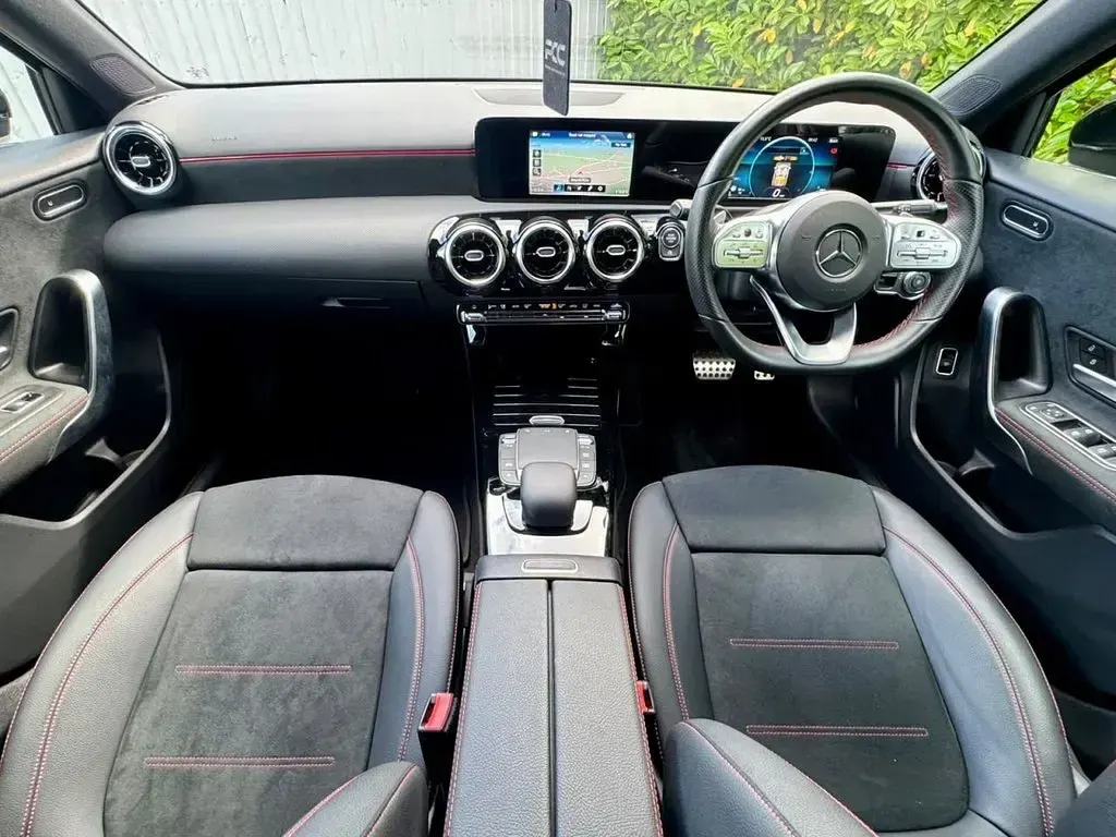 Used Mercedes A220 AMG line 190 HP (139 kW) 2021 Black Sedan