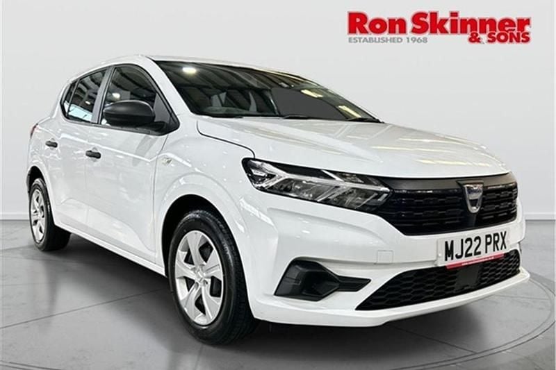 White Used 2022 Dacia Sandero Essentiel Hatchback | £12,599 (Expensive) - Image 1/1
