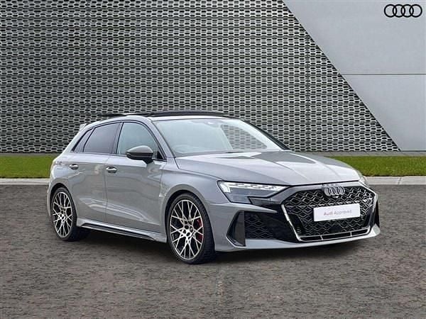 Grey Used 2025 Audi RS3 Advanced Sedan | £61,895 (Expensive) - Image 1/4
