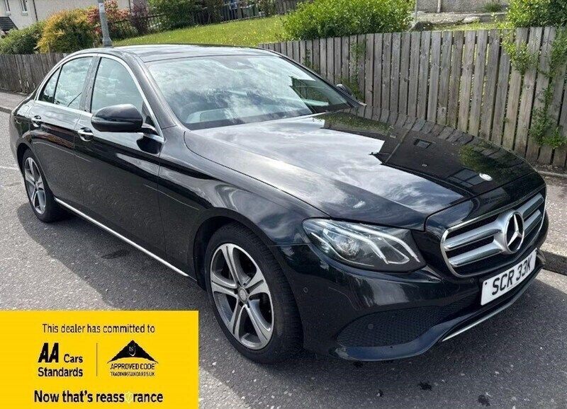 Black Used 2017 Mercedes E220 Premium Sedan | £12,980 (Good price) - Image 1/4
